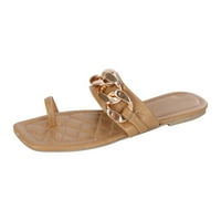 Rhinestone Slide Sandale Žene Djevojke Dressing Sweed Wedge Sandal Ljeto Plaža Slatka klizanje na papuče Boho Glitter Open Toe Ravne sandale