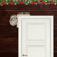 AirPow Božićni ukrasi za spavaću sobu Božićni snjegović Santa Claus Door Corner Privjesak za kućnu kućni okvir okvira okvira Božićni ukrasi za dom