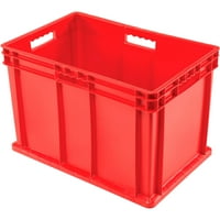 Globalni industrijski čvrsti ravni zidni kontejner, 23-3 4 LX15-3 4 WX16-1 8 H, crvena, puno 2
