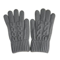 Do 65% popusta na muške zime Držite topla kašmir u boji tiskane pletene pletene rukavice na kliringu