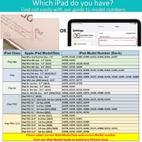 Durasafe Slučajevi iPad Pro Gen [4. 5. 6. Gen] a a a ispisana pokrov od tiskanog vitka zaštitnog šljokica - mramorna zelena