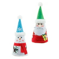 Božićni ukrasi Santa Claus Snjegovinski poklon torbe Candy torbe ukrasi