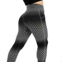 Ženske gradijentne grafičke ispis hlače visokog struka dizanje joge nogavice
