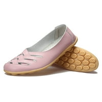 Colisha Women stanovi klizne na natikače Vožnja casual cipela Ženska modna kožna cipela Comfort Pink 6.5
