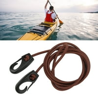 Kayak elastični bungee kabel, puna dužina praktični kajak bungee šok kabel koji se lako preseče višenamjenski najlon za sve vesla i šipke smeđe