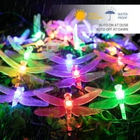 Solarni Zmajfly Svjetla na otvorenom LED Zmajfly Lights Vodootporne ukrasne lampice String Dragonfly