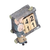 Ymiko kalendarski ukras, kalendar kabine za kabine za kućni TV ormar za vjenčanje za vjenčanje dnevni boravak, crtani kućni ukras