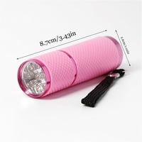 AMOUSA MALA Sjajna svjetiljka za nokte, mini UV sušilica za nokte za gel nokte poljski, prijenosni detektor