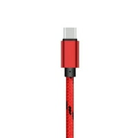 3FT USB tip C kabel, brz punjač, ​​USB-A do USB-C punila, najlonska pletenica, kompatibilna sa Samsung