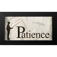 Allen, Kimberly Crni moderni uokvireni muzejski umjetnički ispis pod nazivom - strpljenje