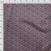 Onuone pamuk poplin crvena tkanina Tekst DIY odjeća za preciziranje tkanine Tkanina od dvorišta široko