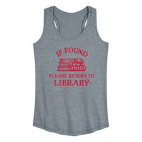Instant poruka - ako se nađe povratak u biblioteku - Ženski trkački rezervoar