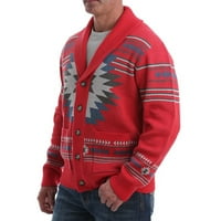 Muška modna jesen i zimski retro jedan džemper sa jednim grudima od labave jakne na klirensu