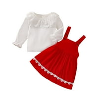 Toddler Baby Girls Sestra Odgovara odjeću Baby Little Sestrom Romper Big sestra vrhovi + cvjetne suknje