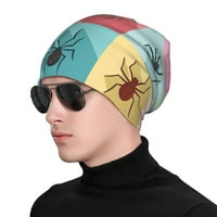 Šareni pauci za životinje Slouchy Beanie za žene Muškarci Stretch Sleep Hat Funkcija Poklon Jesenska