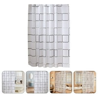 Zavjese za zavjese za tuširanje kupaonica s vodootpornim oblogom za kadu plastične mreže prozirna vrata besplatno PVC vinil