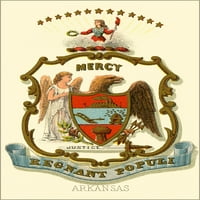 24 X36 Galerija poster, državni grb Arkansas