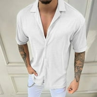 Muška košulja Muškarci Ležerne prilike kratkih rukava Proljeće Summer Otključajte Majice s majicom
