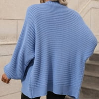 Cardigan za žene jesen zimski džemper Čvrsti boje pletene labave džemper kardigani za žene trendi