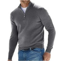 Košulje za muškarce Čišćenje muškaraca Ležerne prilike pulover sa čvrstom zatvaračem