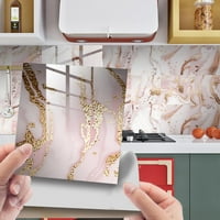 Pink mramorne pločice naljepnica kuhinjska garderoba kupaonica kućni dekor samoljepljivi kristalni naljepnici