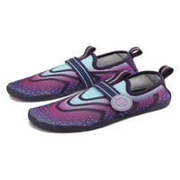 Ymiytan ženske muške plaže cipele surf vode cipele za brzo sušenje Aqua čarape Ljeto Comfort casual bosi stanovi ljubičaste 5.5