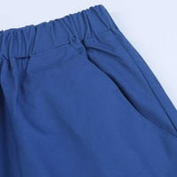 Eashery Womens Capri hlače Ležerne hlače plus veličina opuštena odgovara cjelodnevne ležerne pantalone sa čvrstim visokim strukom žene