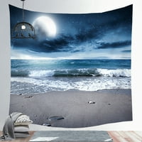 Gooye Moon Night Sky Nordic Tapiserija zidna ručnik za plažu u dnevnom boravku Dnevni boravak Spavaća