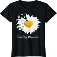 Najbolja pseća mama ikad daisy heart pas pas matični dan Day Days Majica Crna 3x-velika