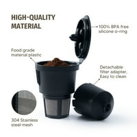 Kup filtra za punjenje kafe za ponovno punjenje kafe za višekratna kafa kompatibilna sa 1. K kup šalica