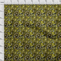 Onuone viskoza šifon vapna zelena tkanina apstraktna šivaća materijal za ispis tkanine sa dvorištem