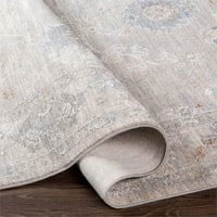 Surya Virginia VGN- 91 Pravokutnik tradicionalni tkanina prostirka u sivoj taupe