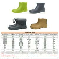 Zodanni Unise vrtne cipele za gležnjačina visina radne cipele visoke vrhunske kišne čizme Žene čizme muškarci Vodootporni klizanje na žutom 7,5-8,5 6-6,5