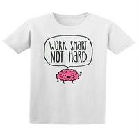 Radite pametno ne tvrdo majica mozga muškarci -Image by shutterstock, muški xx-veliki