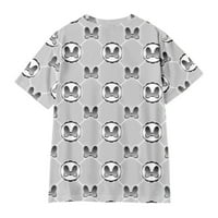 Mickey Minnie Mouse smiješna grafička posada izrez opuštena fit majica za djevojke dječake Muške žene,