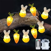 LED žica lagana maštovita u obliku zečeva ukrasna noćna lampa