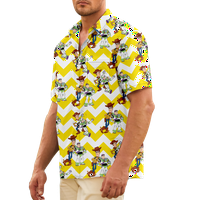 FNYKO majice za muškarce i dječake Havajska igračka priča Ispiši kratki rukav na majicu Havajska majica