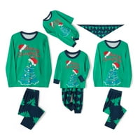Hirigin Božićne pidžame za porodičnu podudaranje PJS set Xmas Jammyes Trent Print Holiday PJS noćna