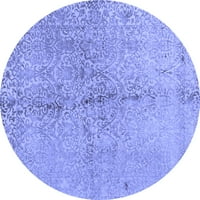 Ahgly Stroj firme prati zatvoreni okrugli sažetak Plavi prostirke savremene površine, 3 'runda