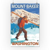 Mount Baker, Washington, skijaški skije snijeg