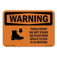 Znak upozorenja - pinch točka ne stoji sa simbolom