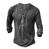 Tosmy muns majica Muška ljetna modna casual pričvrstite 3D digitalni ispis majica dugih rukava Top Muns
