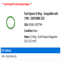 Injektor za gorivo O-prsten - kompatibilan sa - BMW 323i 1999
