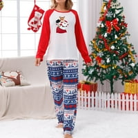 Clearsance Božićne pidžame za obitelj slatka klasična božićna tema Obiteljski Božićni PJS Usklađivanje