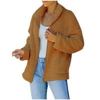 Žene Soild dugih rukava Ovratnik za patchwork pulover Majica Bluza HOT6SL868851