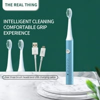 Floleo Clearence Električna četkica za zube, punjiva sonc električna četkica za zube 锛孲 UPER tanka