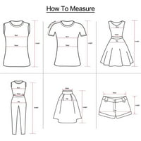 Plus veličine traper haljina za ženska majica s gumb-dolje majica s kratkim rukavima Ispiši labavu mini