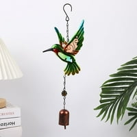 Vrtni ukrasi Hummingbird Metal Viseći vjetrovito zvono sa zvonom za dom