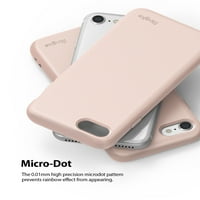 CHONKE AIR-S CASE kompatibilan sa iPhone se 8 7, silikonski udarnut otporan na mat tanki - ružičasti pijesak