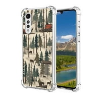 Rustikalni-Forest-Lumberjack-Scenes - Telefonska futrola, Dizajniran za LG Velvet 4G Case Soft TPU za